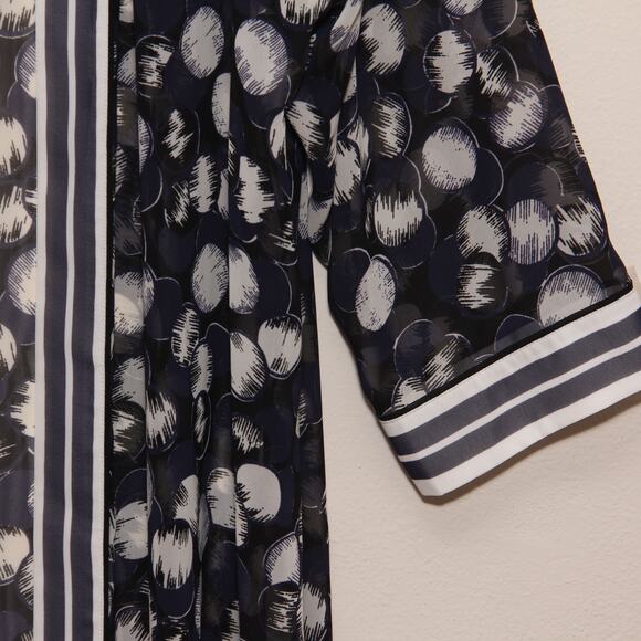 Alfani Circle Pattern Kimono Duster Size 2X/3X - Picture 3 of 6